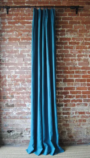Solid Linen Panel (w/ Pinch/Euro Pleat)