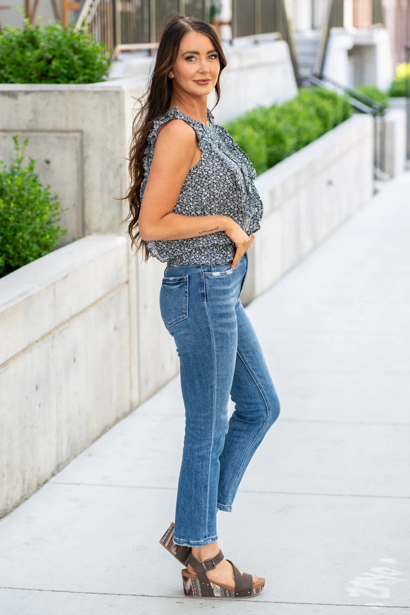 Special Affair Shirley High Rise Slim Ankle Straight