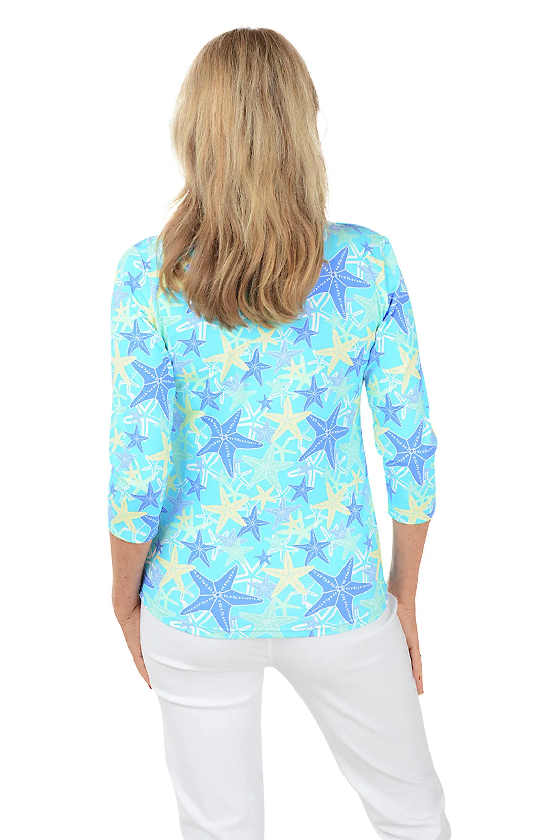 Starfish Explosion Classic UPF50  V-Neck Top