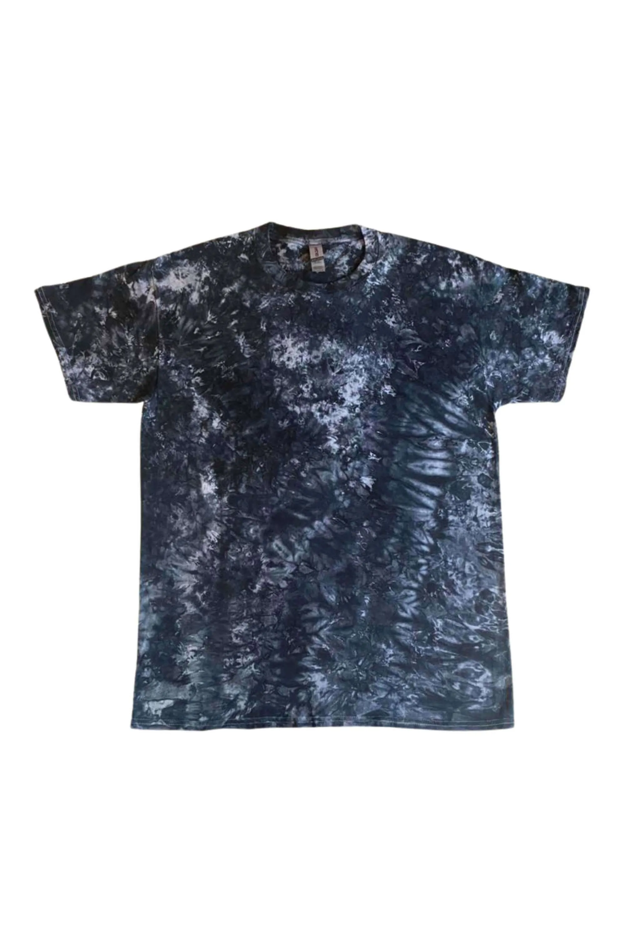 Starry Night Black Tie Dye Cotton T-Shirt