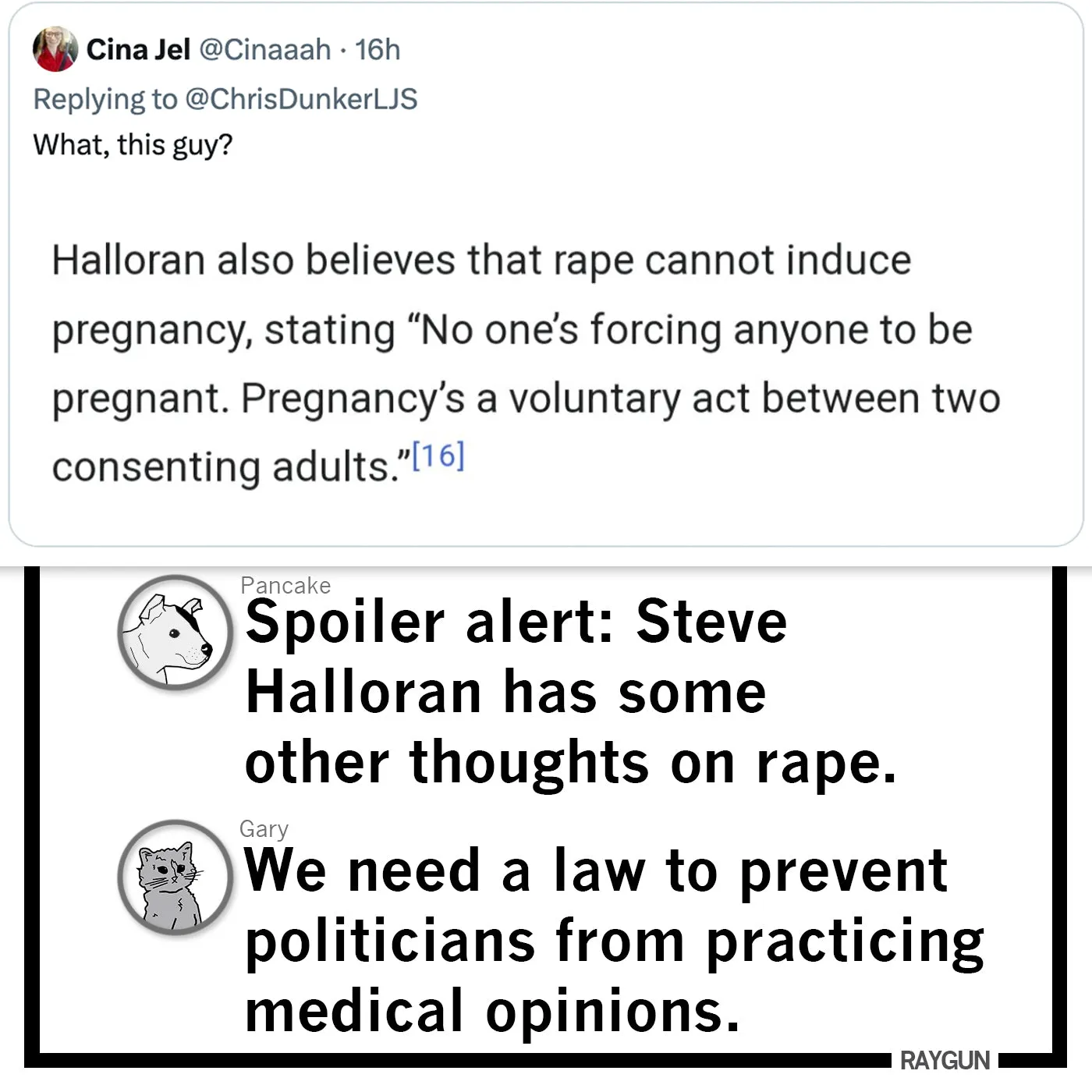 Steve Halloran Is A Jerk