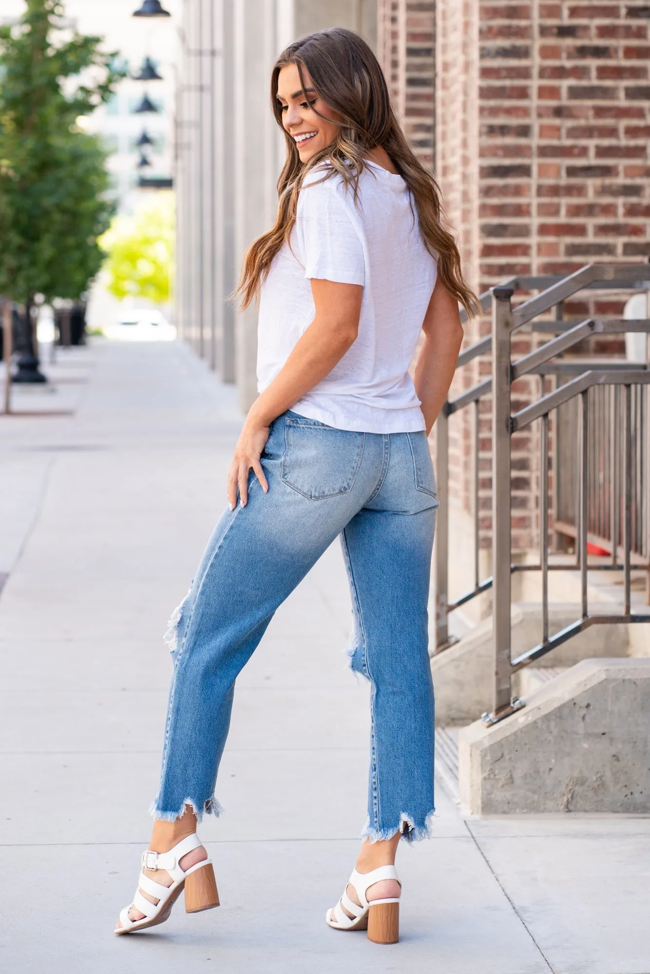 Summersville High Rise Mom Fit