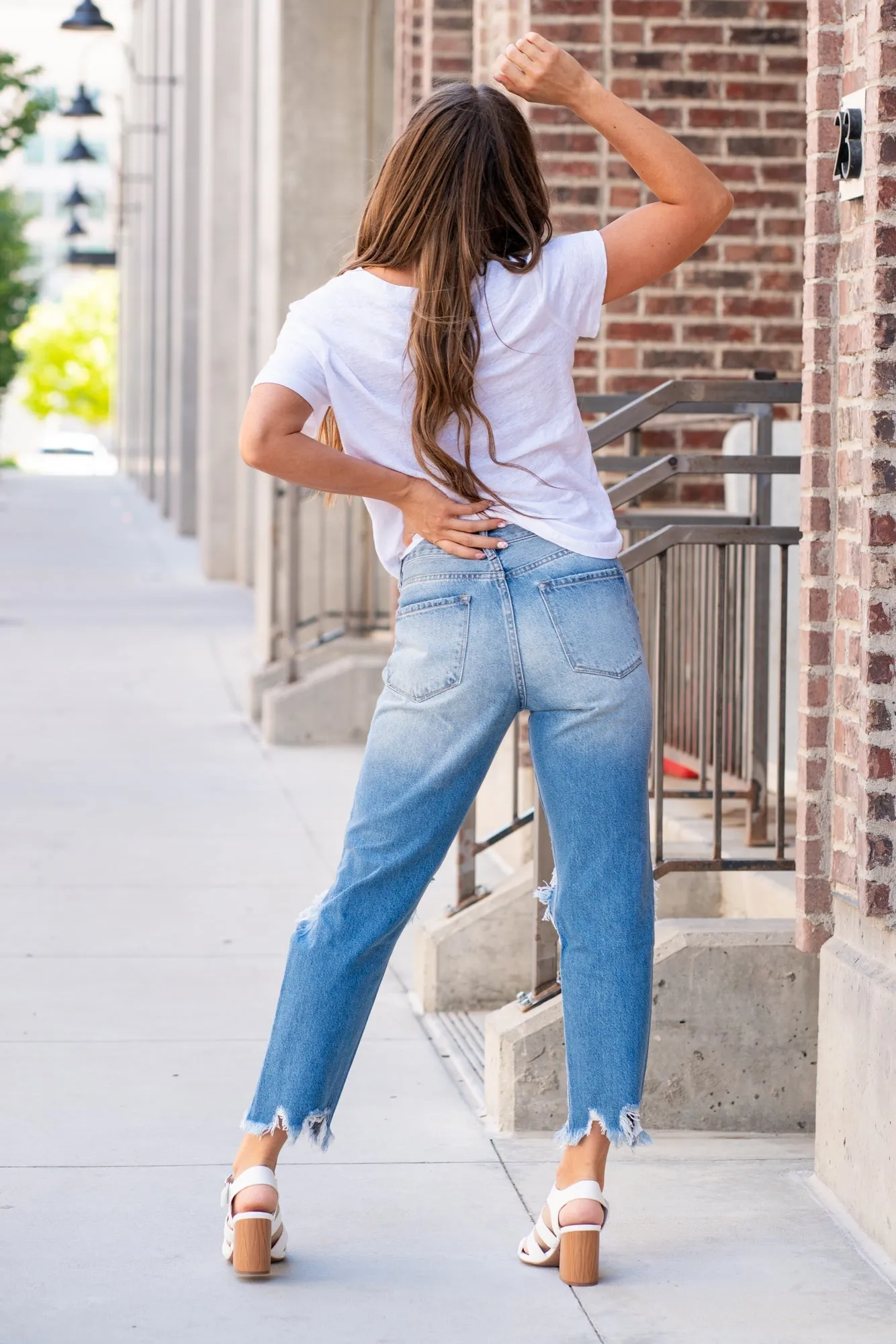 Summersville High Rise Mom Fit