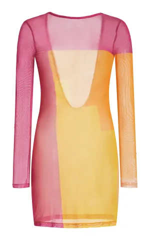 Sunrise Long Sleeve Mini Dress