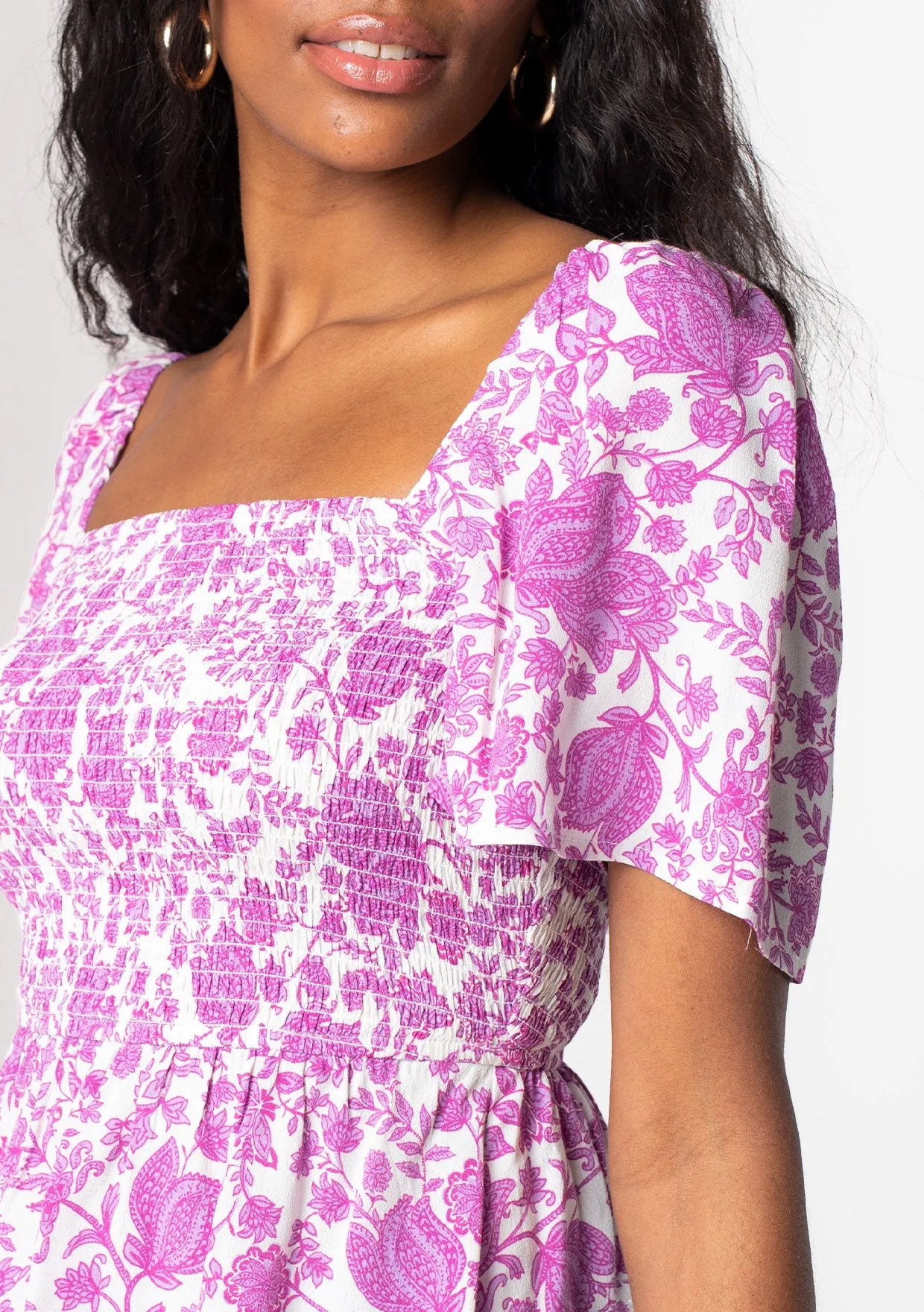 Sweet Talker Smocked Top