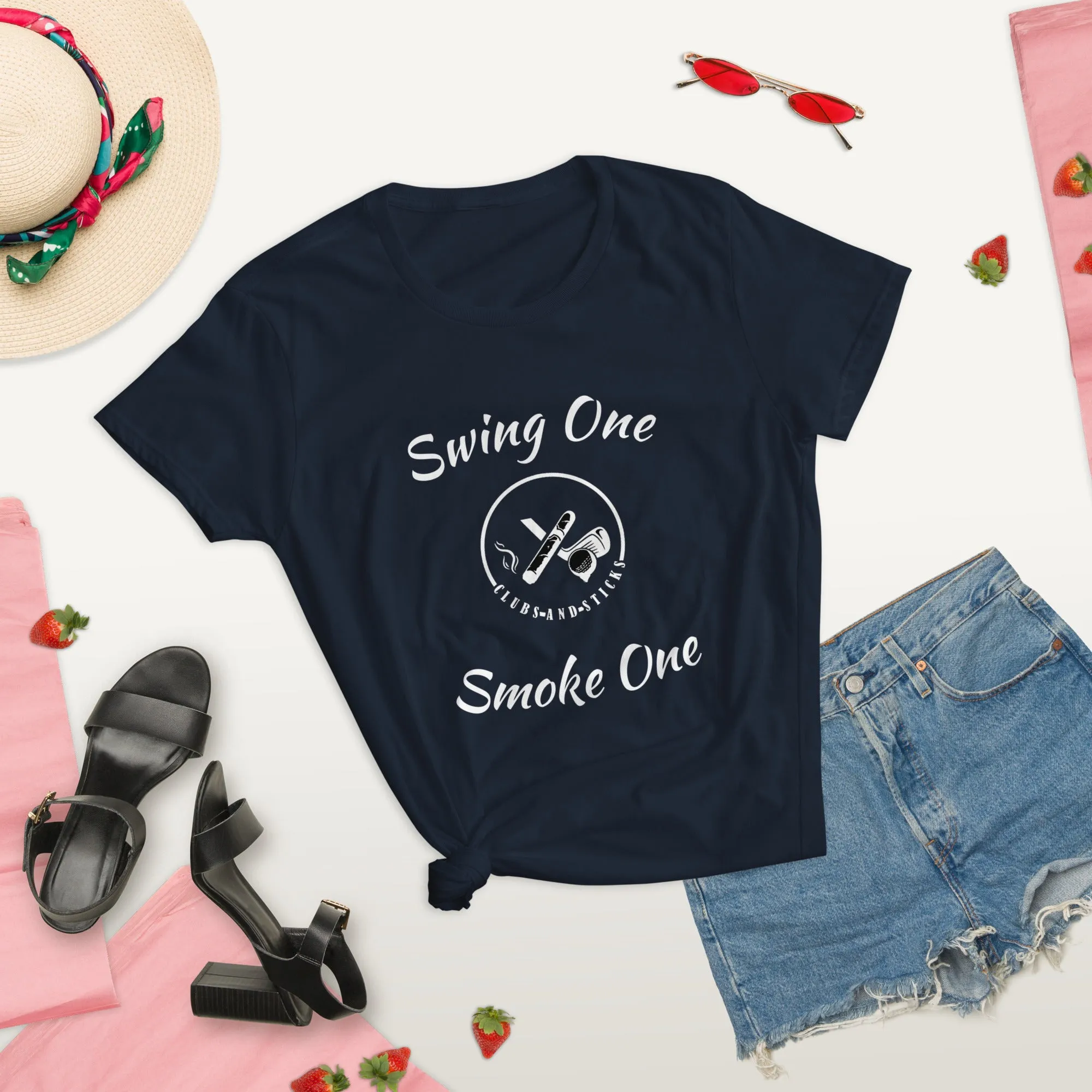 Swing One Smoke One Ladies short sleeve t-shirt