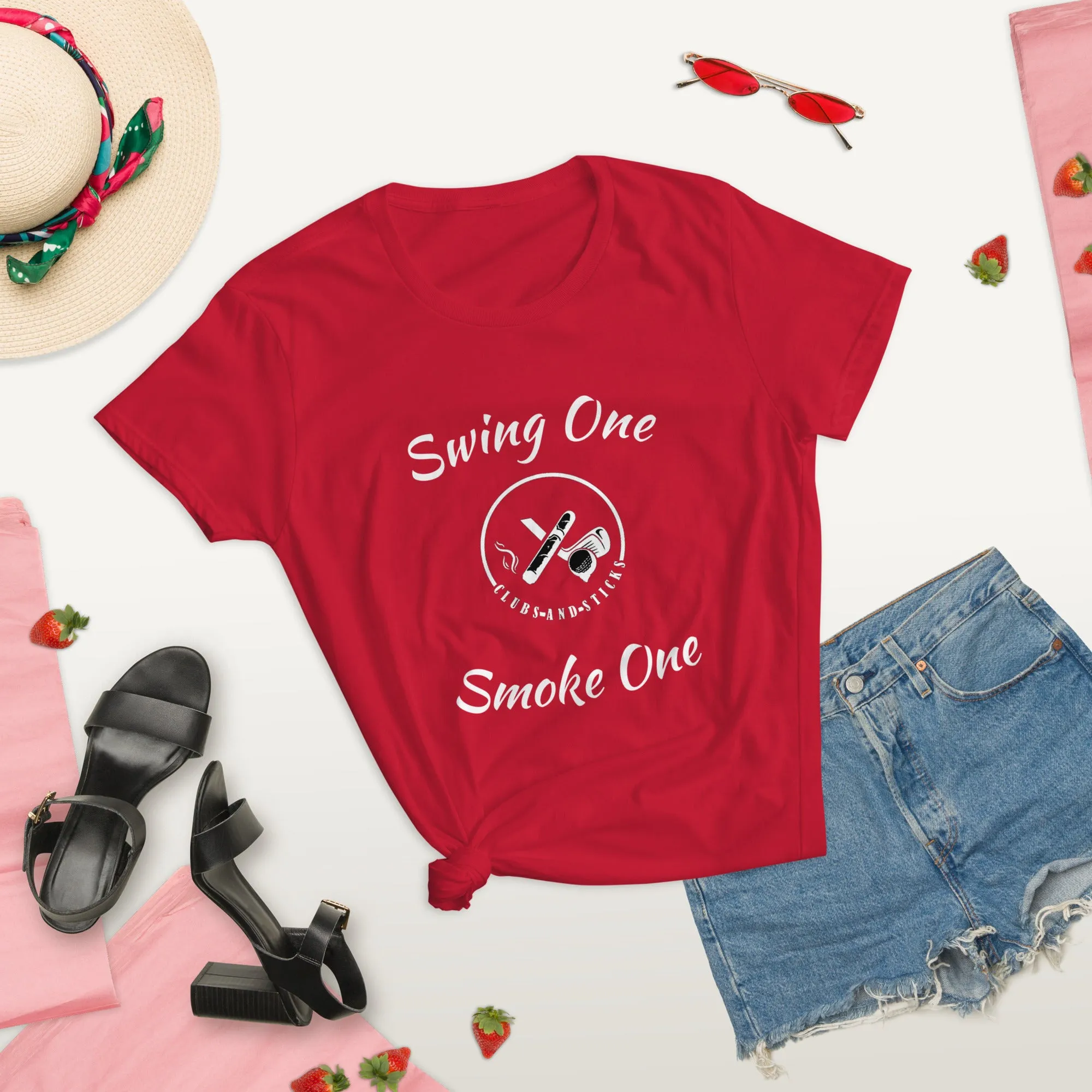 Swing One Smoke One Ladies short sleeve t-shirt