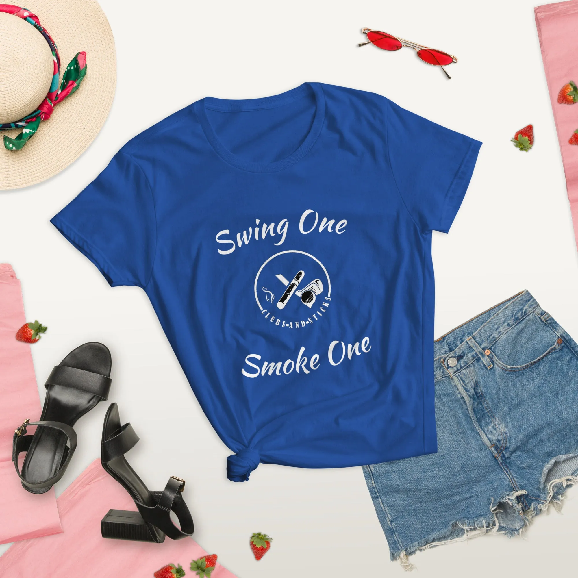Swing One Smoke One Ladies short sleeve t-shirt