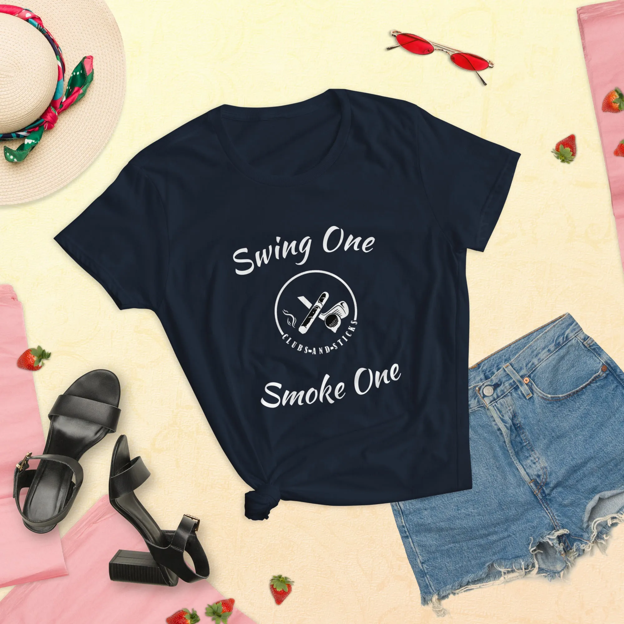 Swing One Smoke One Ladies short sleeve t-shirt
