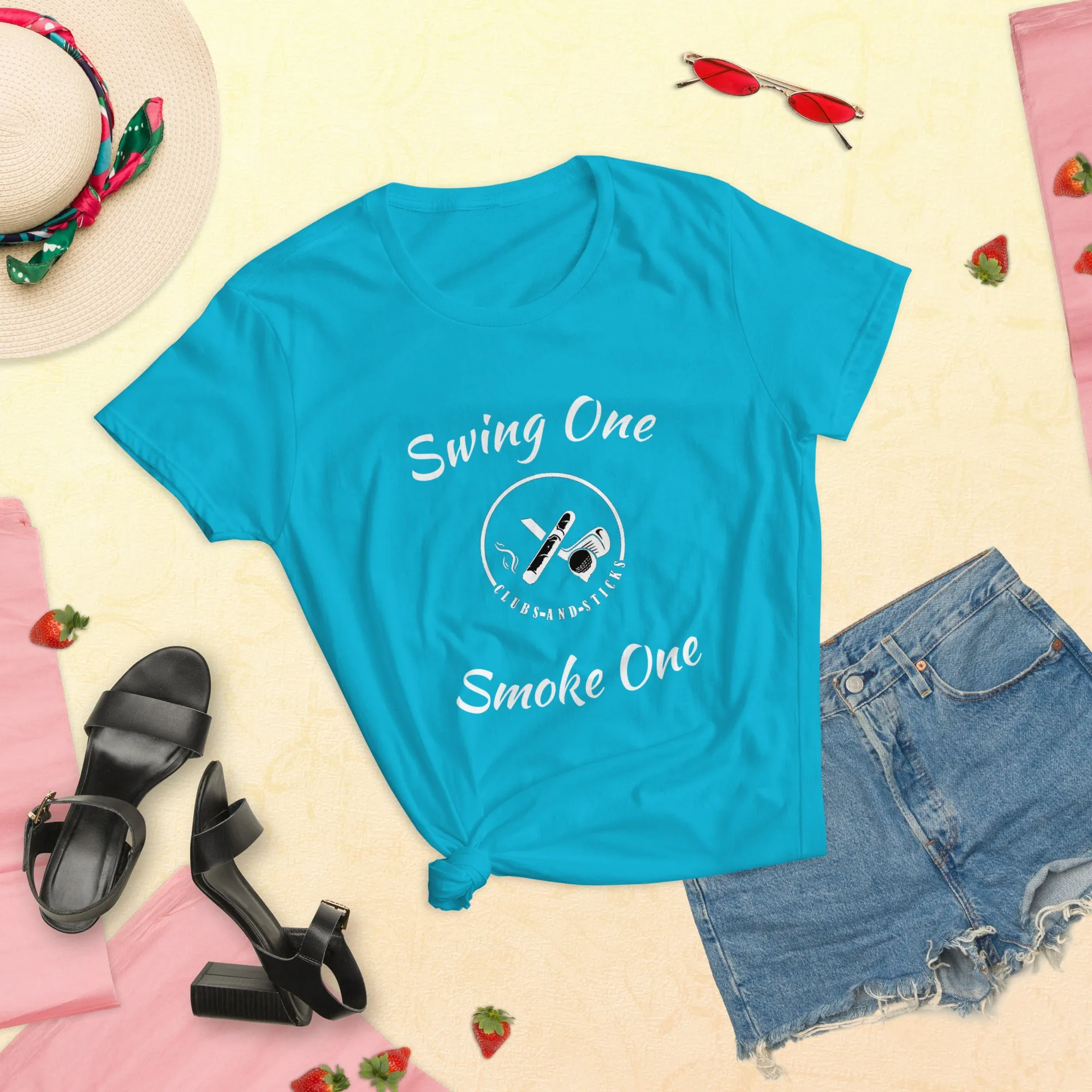 Swing One Smoke One Ladies short sleeve t-shirt