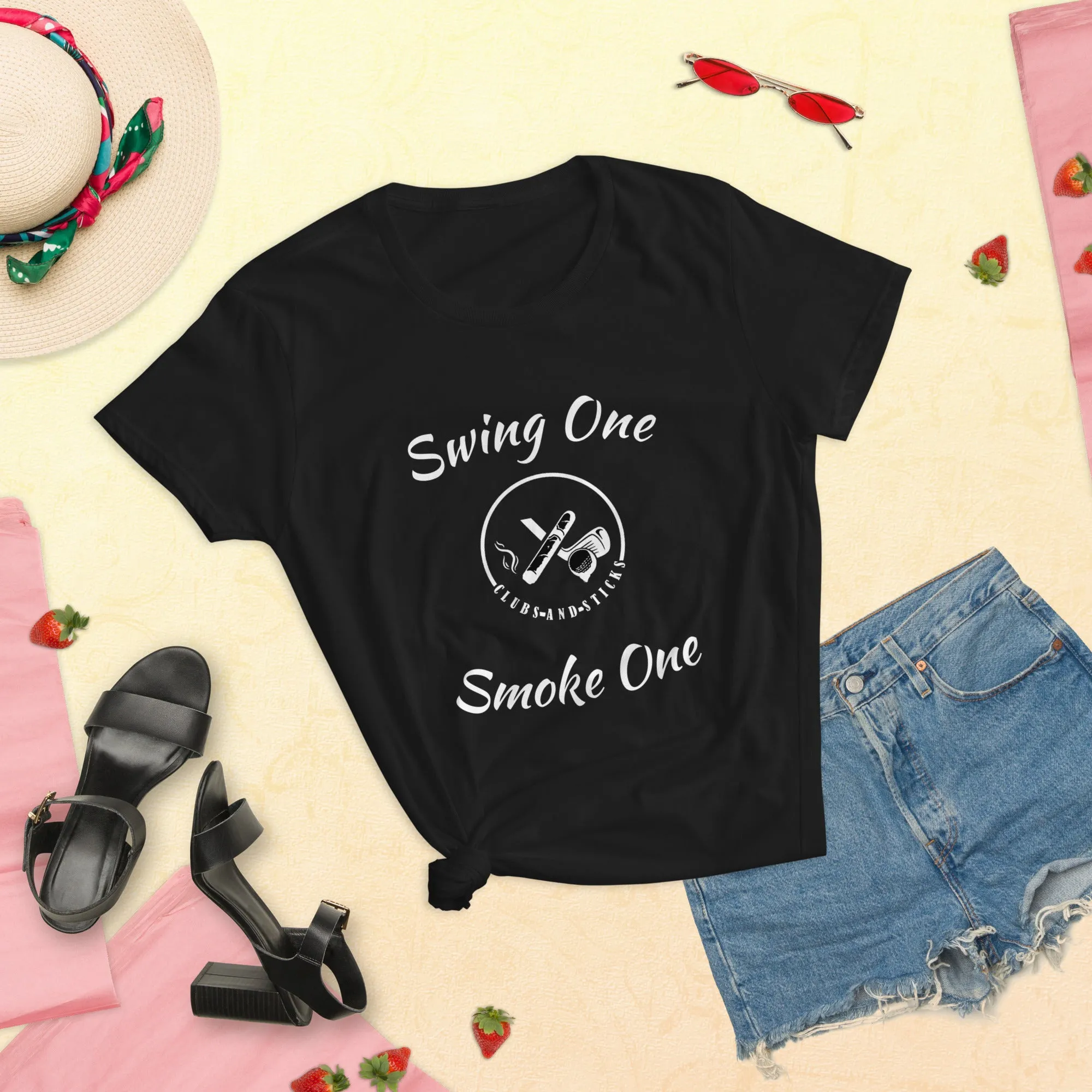 Swing One Smoke One Ladies short sleeve t-shirt