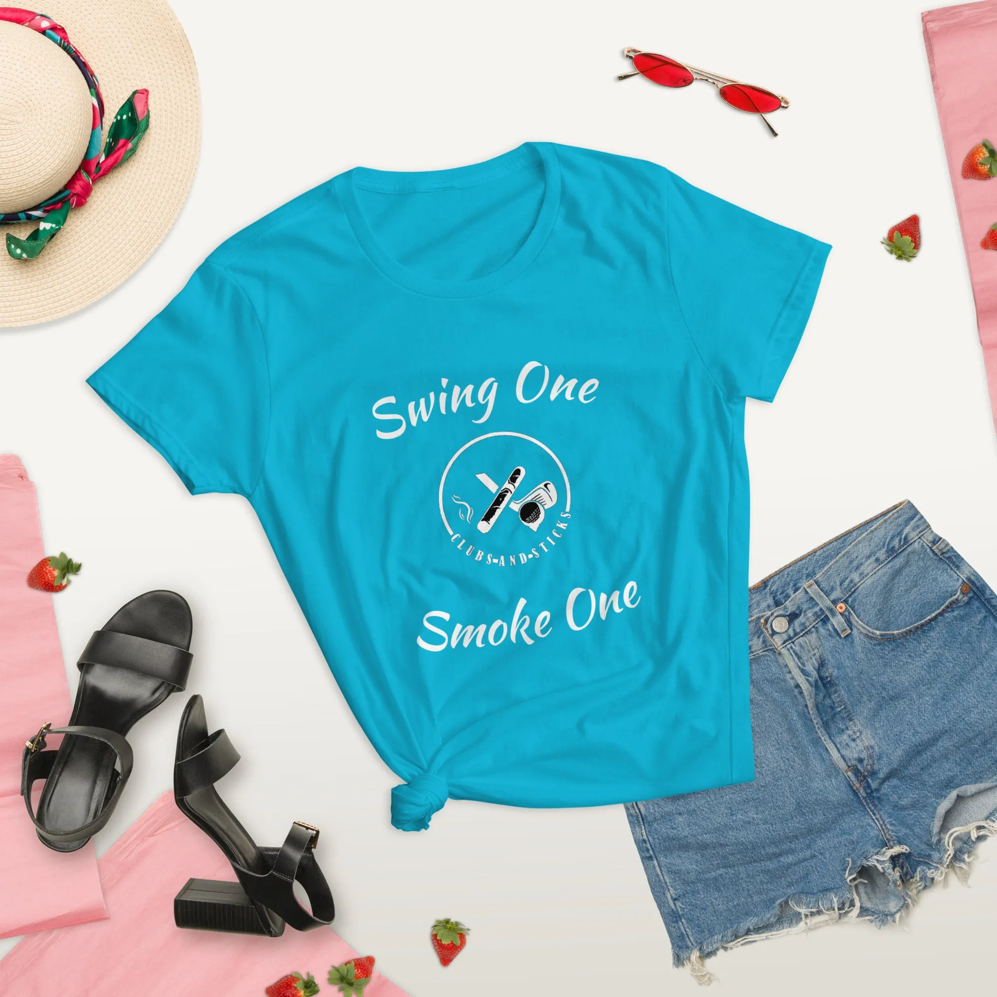 Swing One Smoke One Ladies short sleeve t-shirt