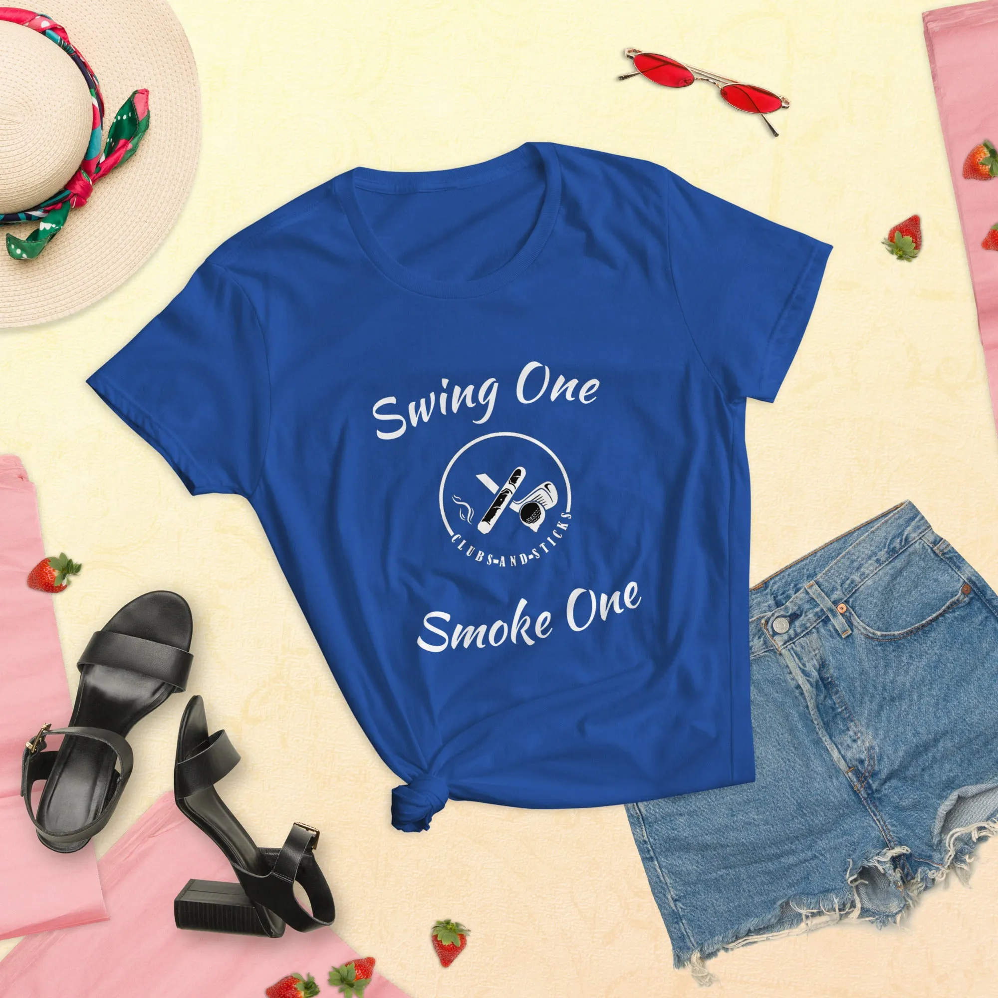 Swing One Smoke One Ladies short sleeve t-shirt