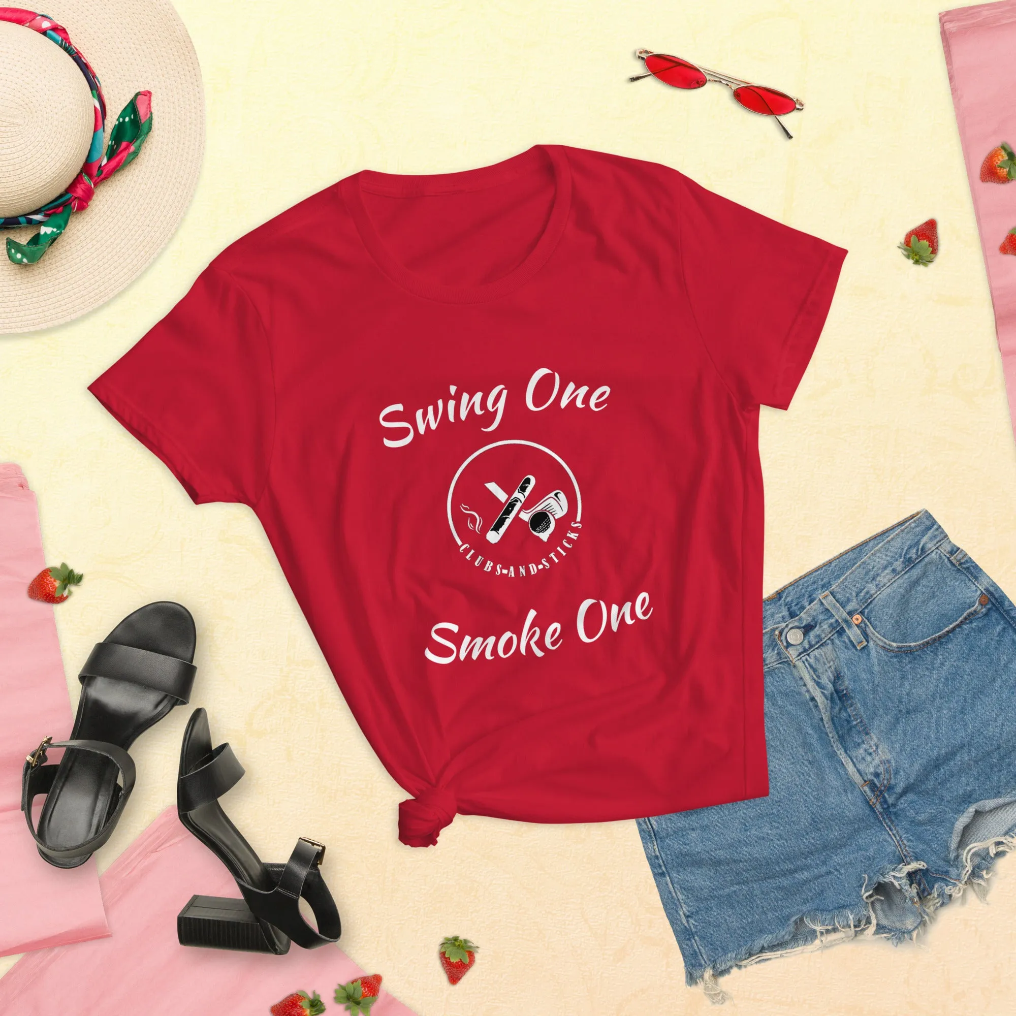 Swing One Smoke One Ladies short sleeve t-shirt
