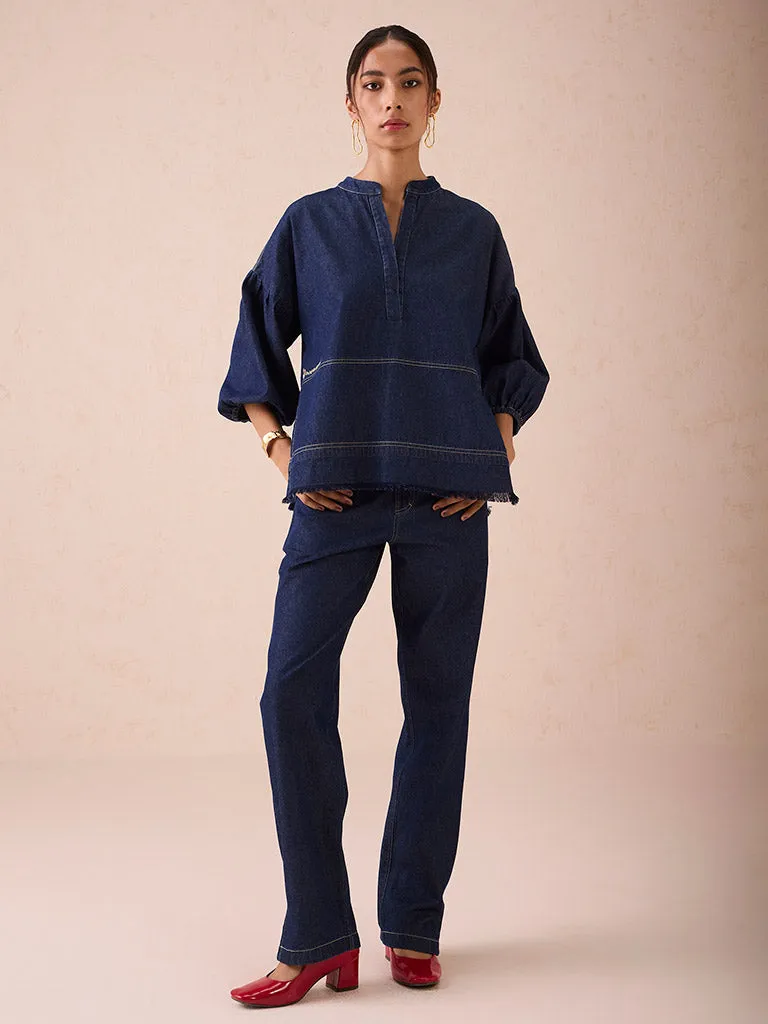 The Little Things Denim Blouse