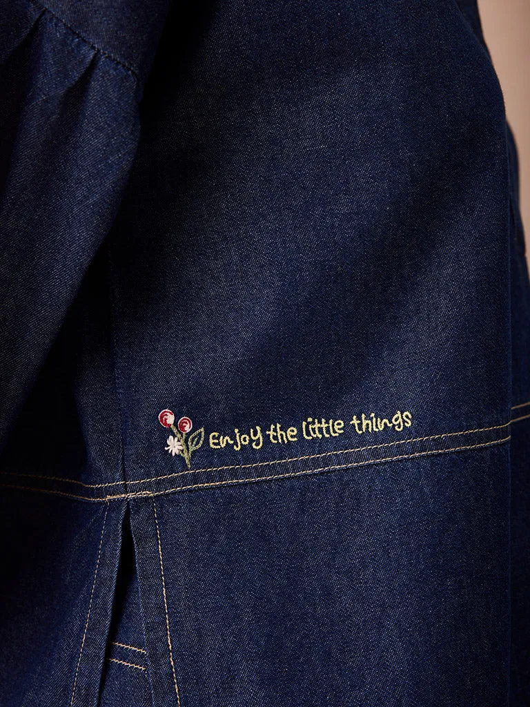 The Little Things Denim Blouse