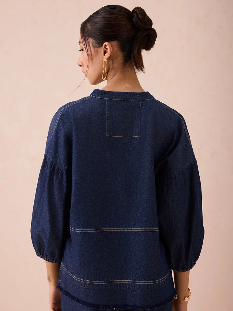The Little Things Denim Blouse