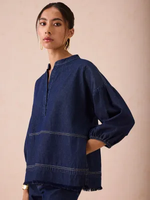 The Little Things Denim Blouse