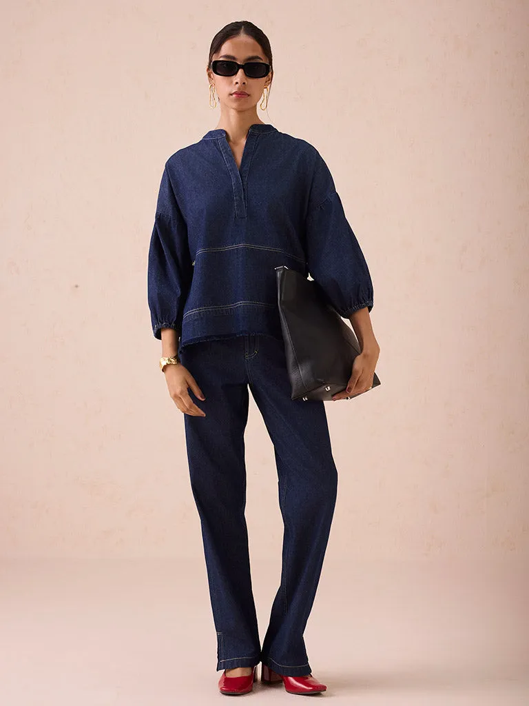 The Little Things Denim Blouse