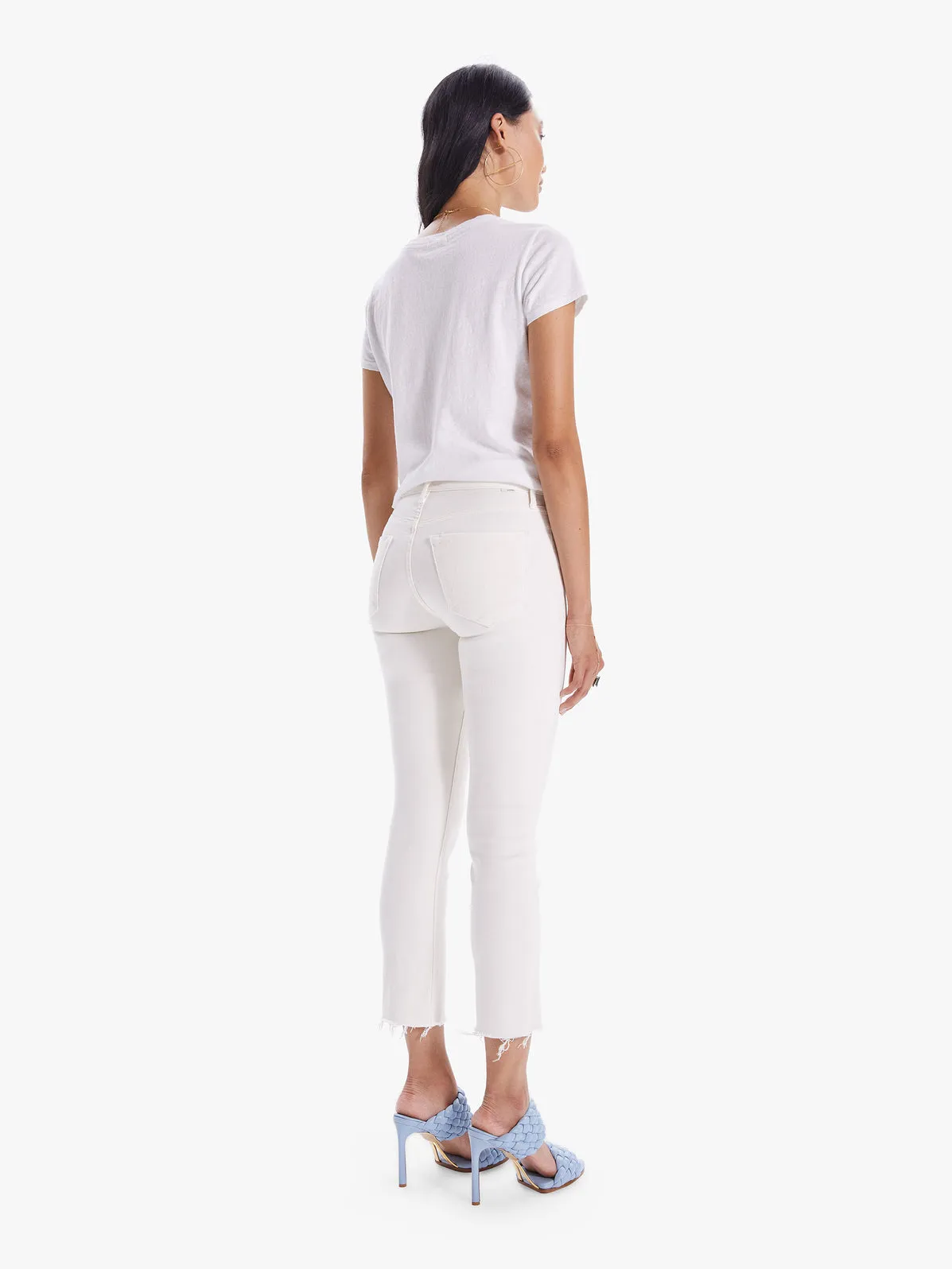 The Mid Rise Dazzler Crop Fray