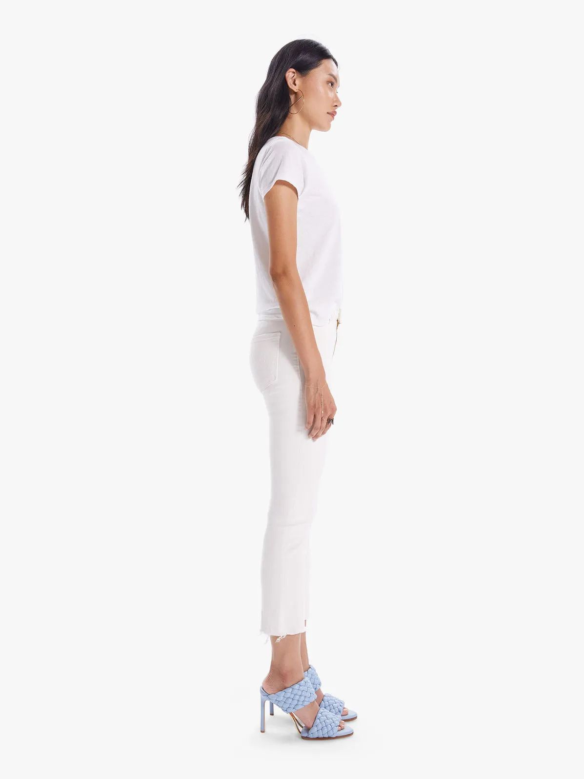 The Mid Rise Dazzler Crop Fray