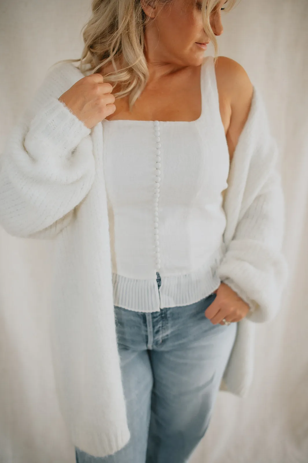 The Zinnia Top by Heartloom - Eggshell