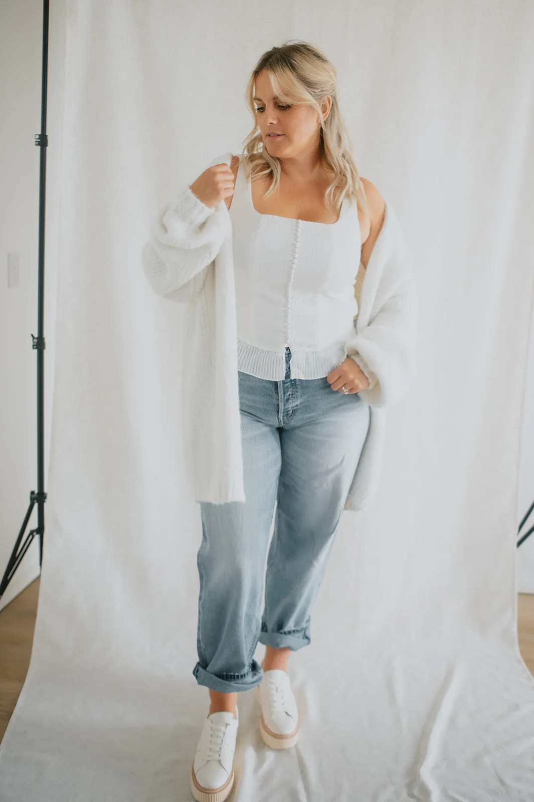The Zinnia Top by Heartloom - Eggshell