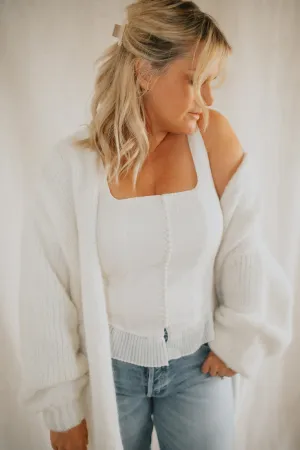 The Zinnia Top by Heartloom - Eggshell