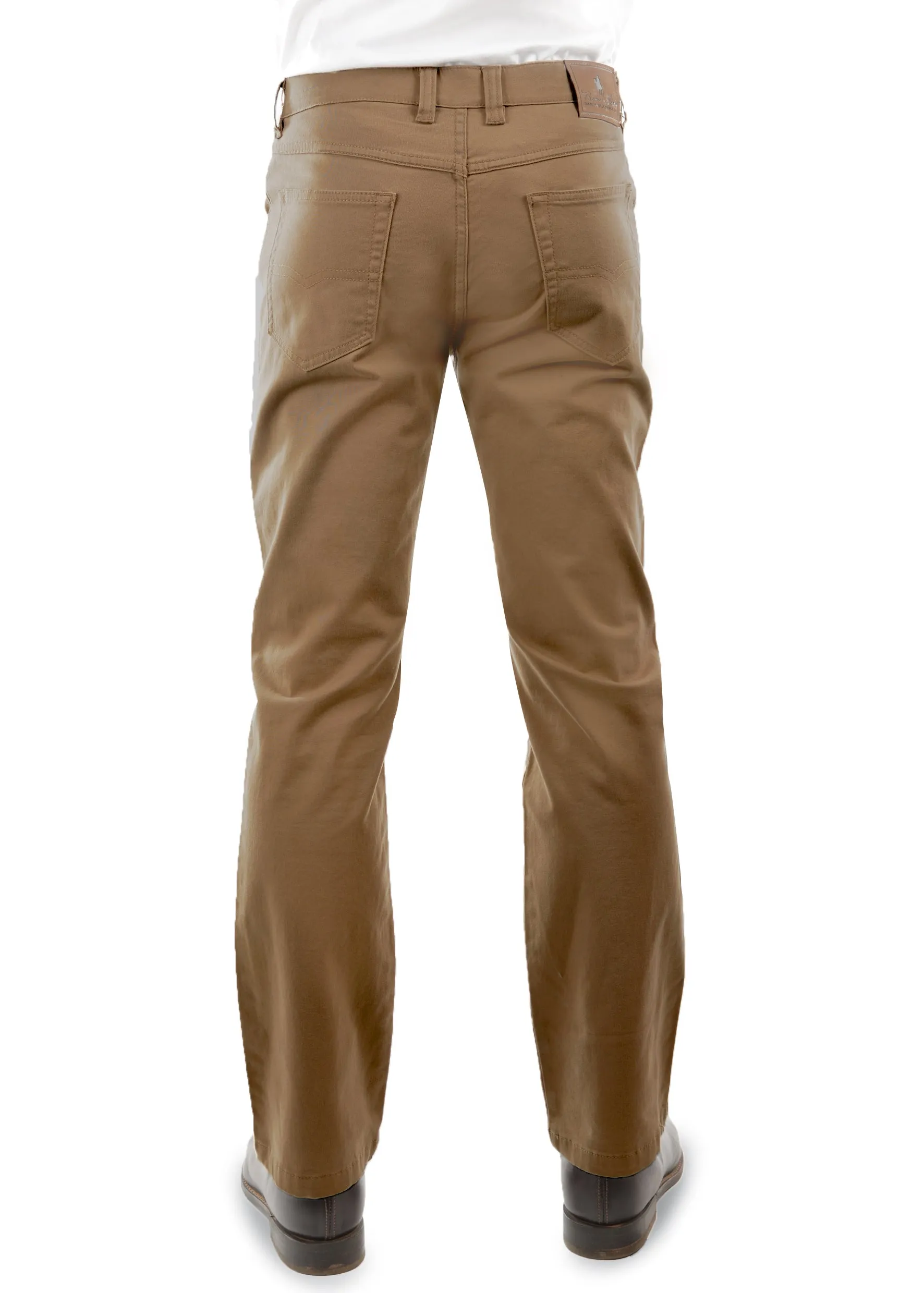 Thomas Cook Tailored Moleskin Mens Jeans  Camel