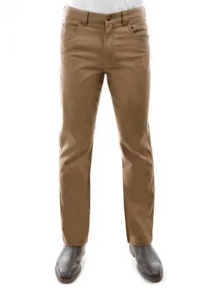 Thomas Cook Tailored Moleskin Mens Jeans  Camel
