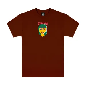 Thrasher Talk Shit T-Shirt Maroon