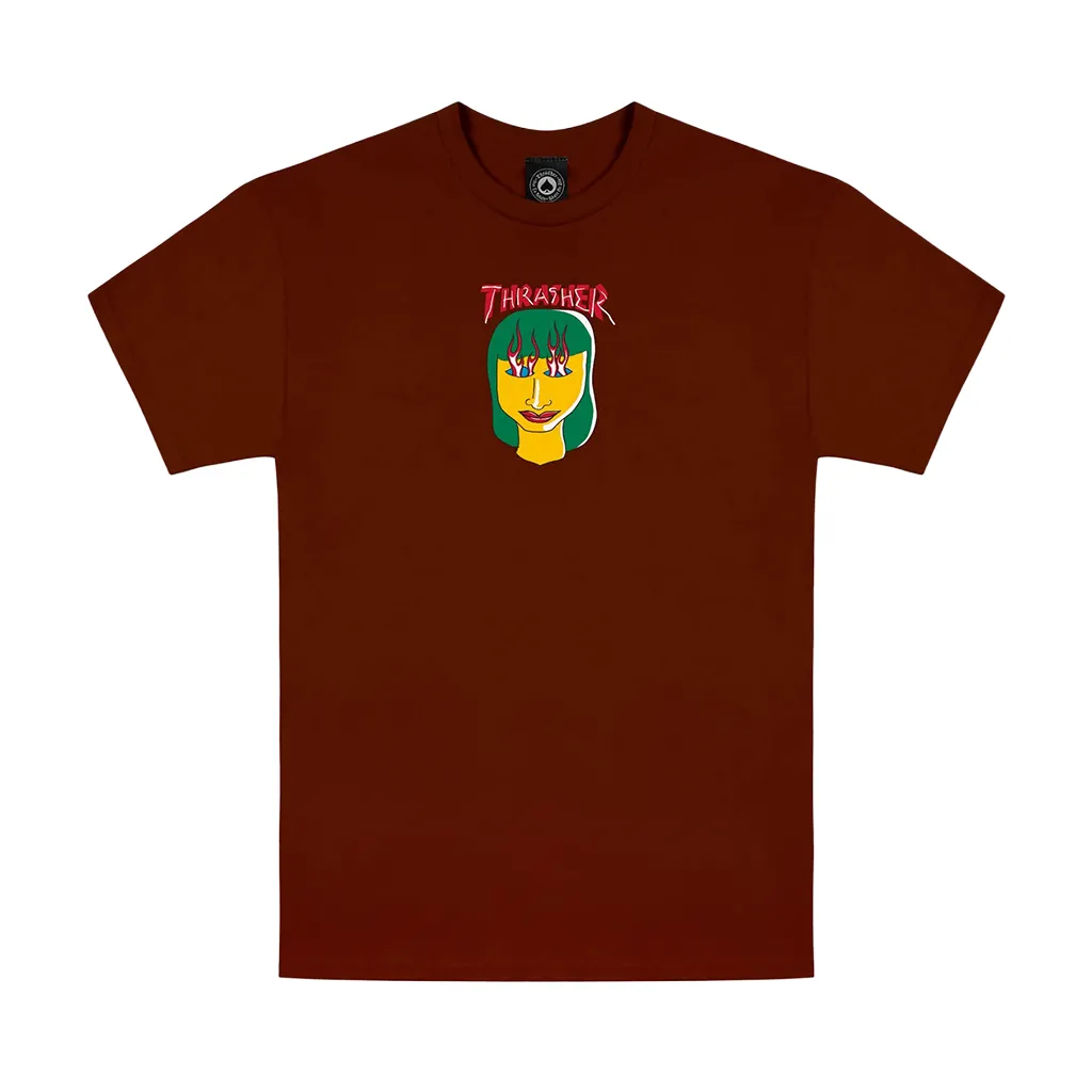 Thrasher Talk Shit T-Shirt Maroon