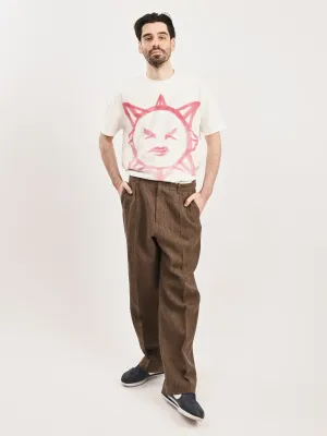 Tobacco Delave Linen Borrowed Chino