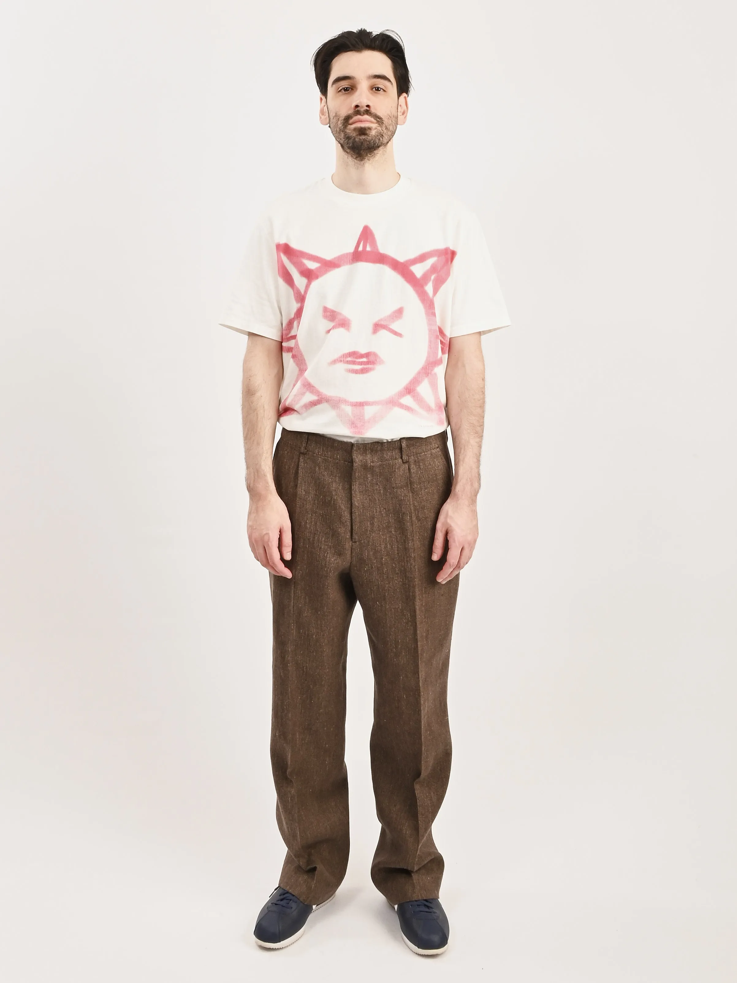 Tobacco Delave Linen Borrowed Chino