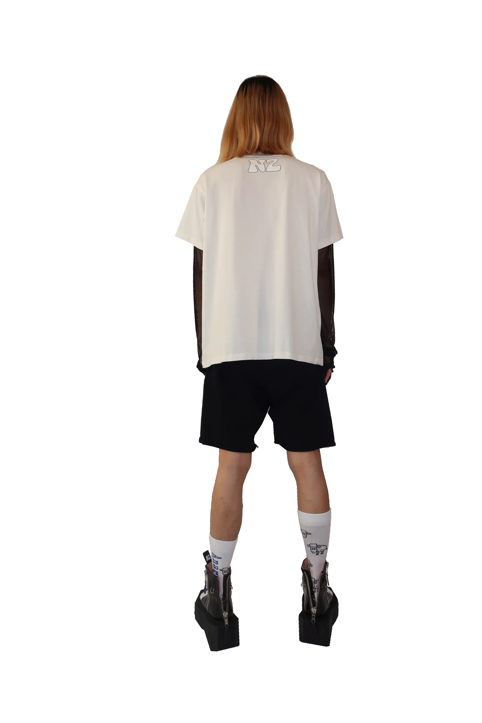 Tv Mesh Sleeve T-shirt