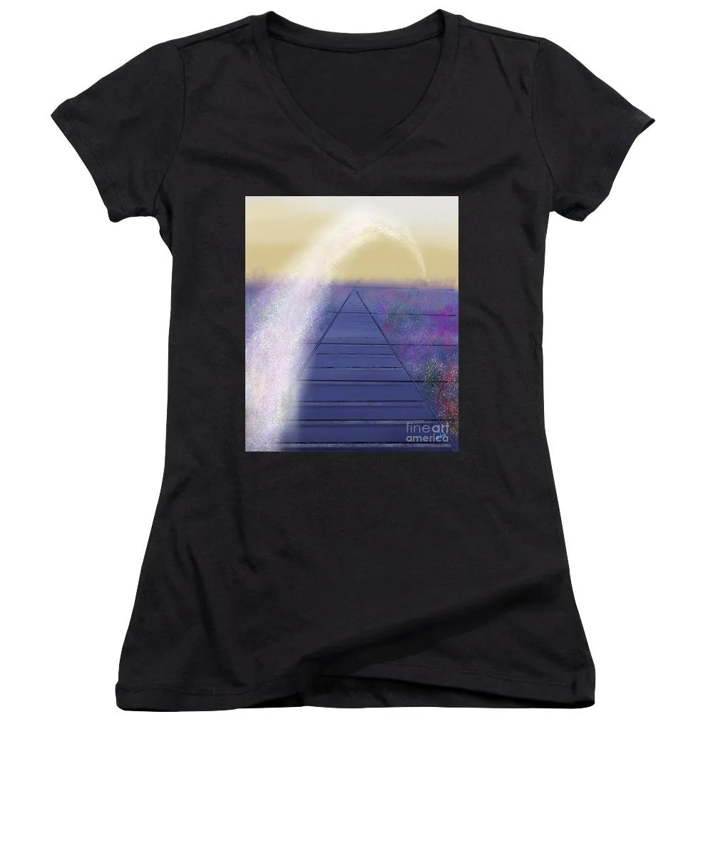 Two Choices - Women's V-Neck T-Shirt (Junior Cut)