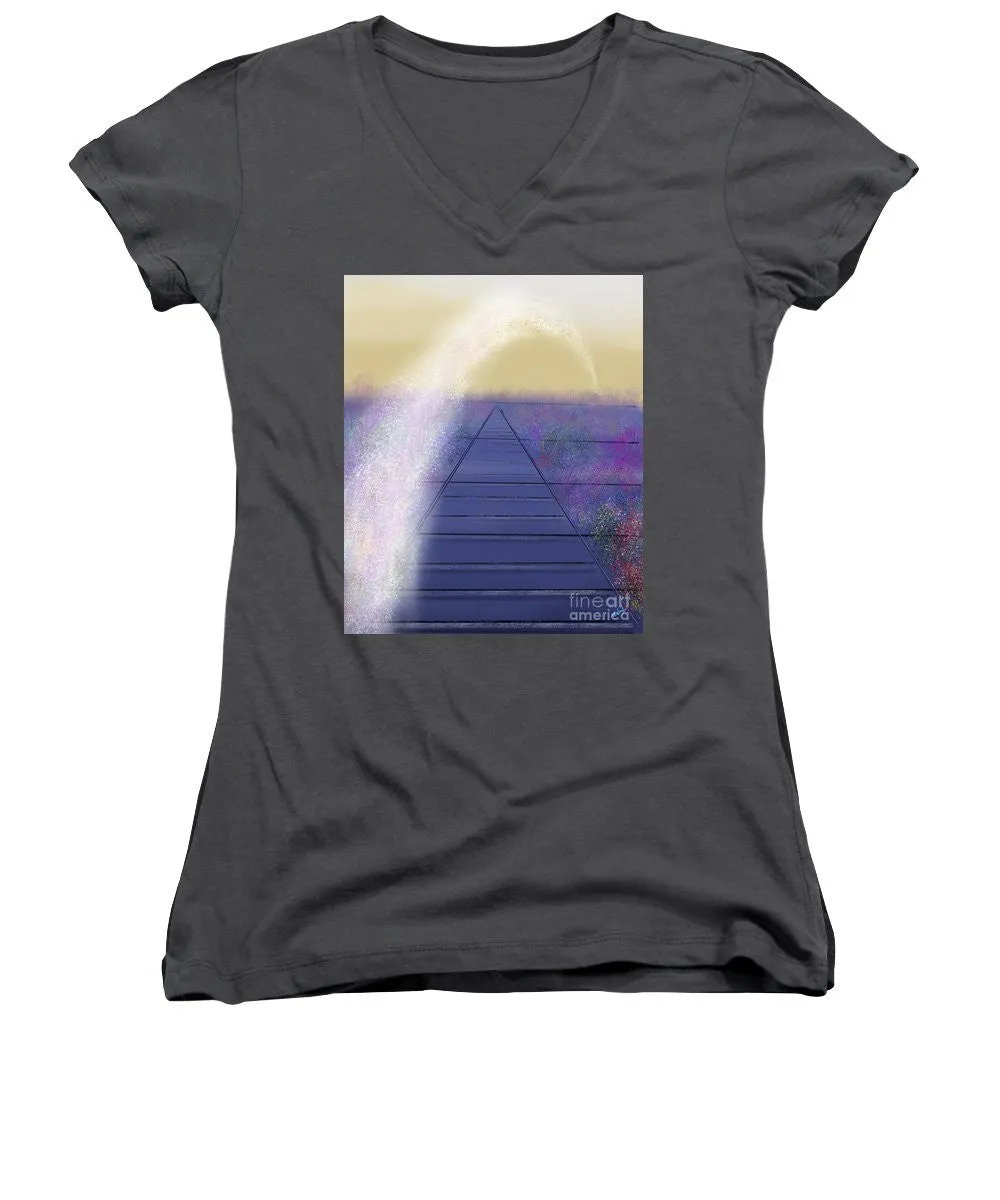 Two Choices - Women's V-Neck T-Shirt (Junior Cut)