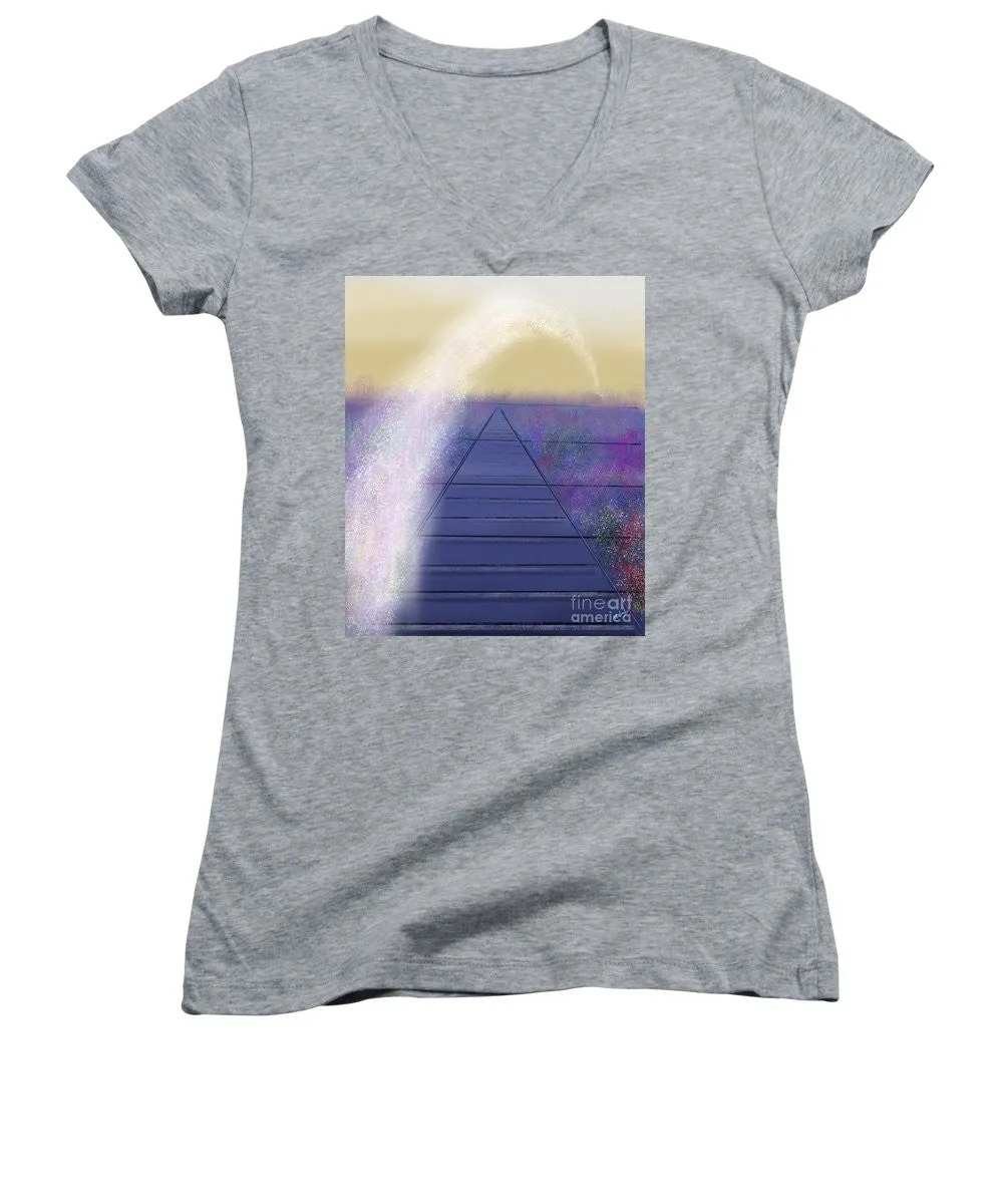 Two Choices - Women's V-Neck T-Shirt (Junior Cut)