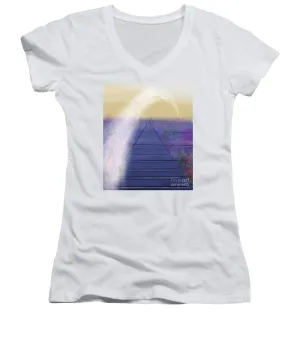 Two Choices - Women's V-Neck T-Shirt (Junior Cut)