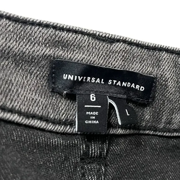 Universal Standard Etta High Rise Straight Leg Jeans