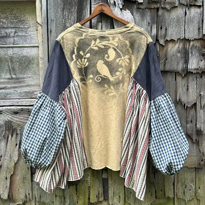 Upcycled Concert Tee featuring Mom Jeans