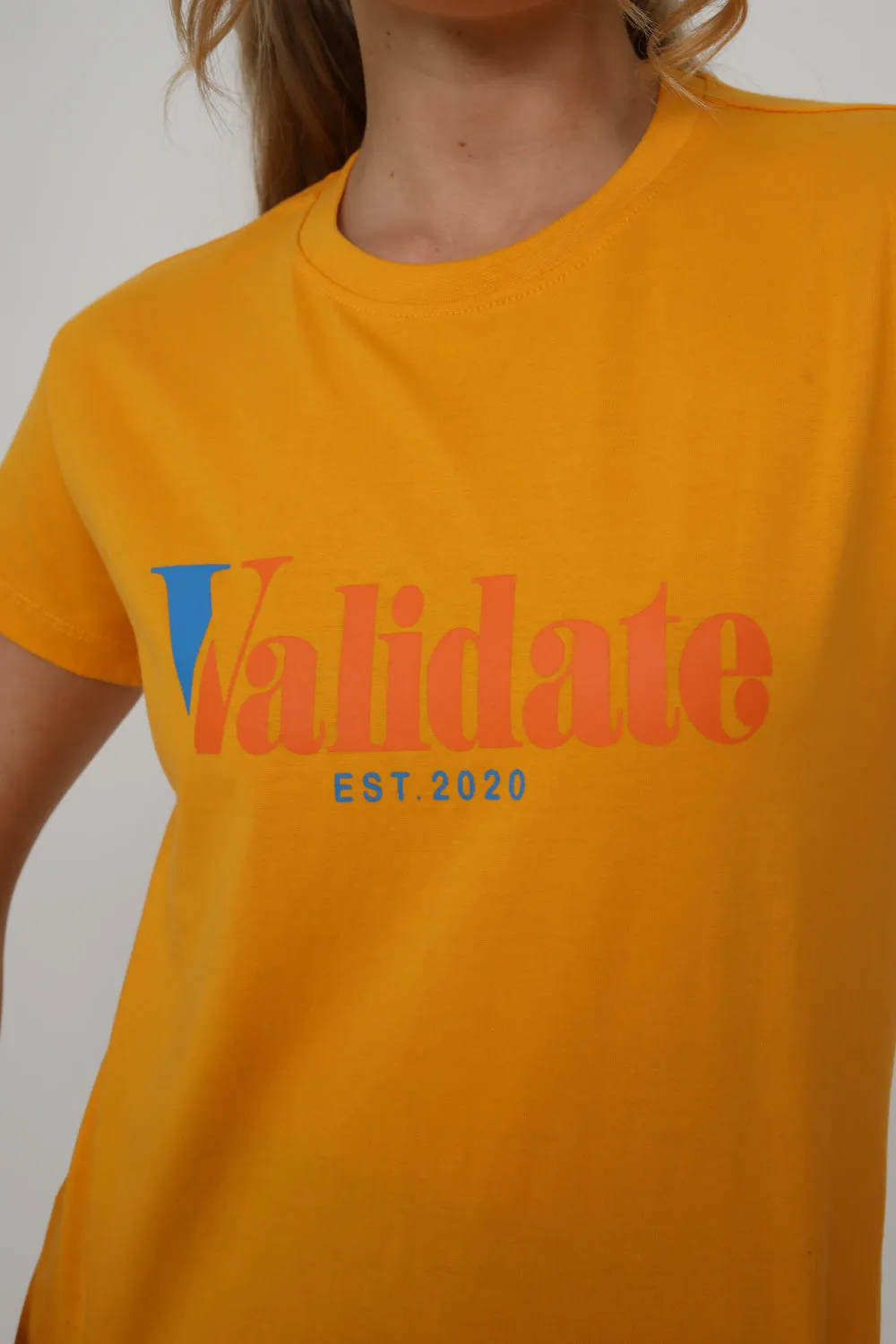 Validate Summer T-Shirt Yellow