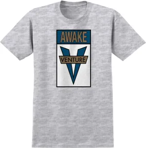 VENTURE Awake Tee Ash/Gold/Teal