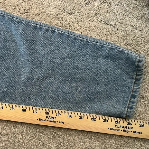 Vintage 80's Gitano 20 34 x 25 Jeans  High Waisted Mom Jeans Tapered Pleats