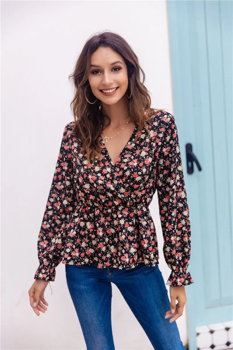 Vintage floral print Top