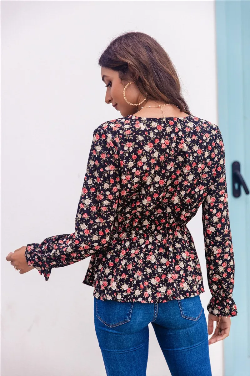 Vintage floral print Top