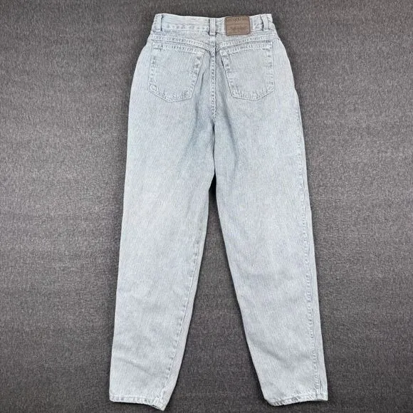 Vintage Levis 900 Series Jeans Women's 11 Blue High Rise Mom Pinstripe USA 80s