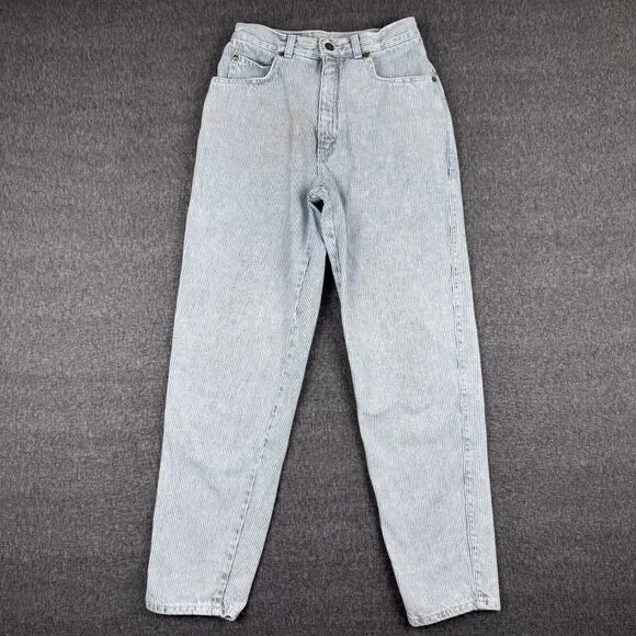 Vintage Levis 900 Series Jeans Women's 11 Blue High Rise Mom Pinstripe USA 80s