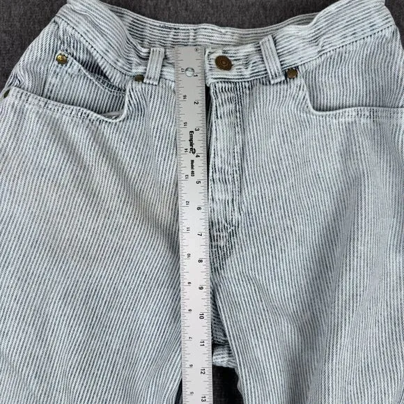 Vintage Levis 900 Series Jeans Women's 11 Blue High Rise Mom Pinstripe USA 80s