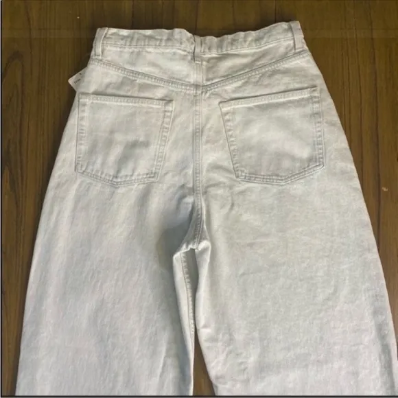 We The Free high rise relaxed light wash tapered mom jean